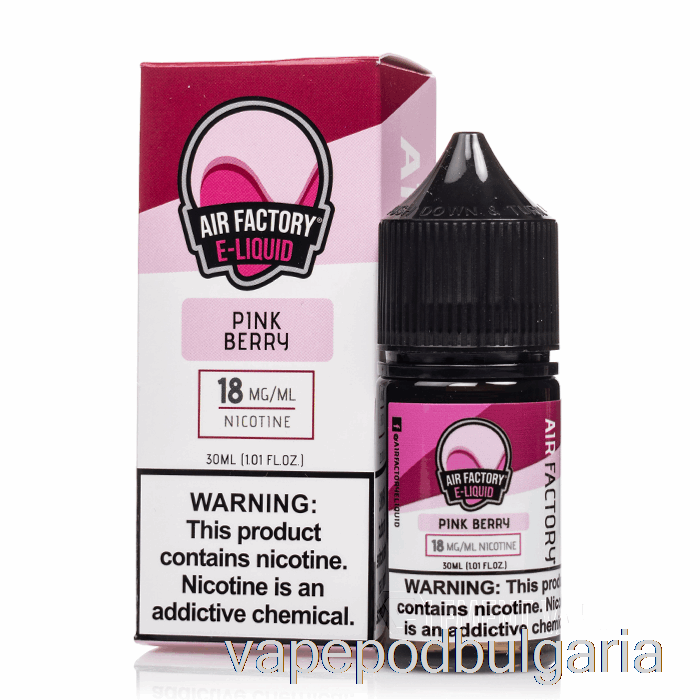 Vape Bulgaria Pink Berry - Air Factory Salts - 30ml 18mg